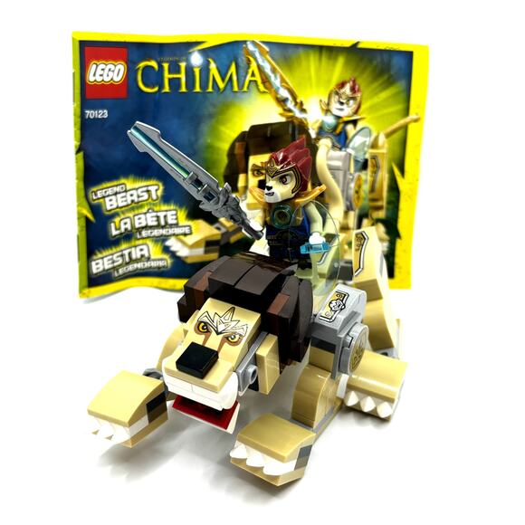 LEGO The Legends Chima Lion Legend Beast 70123 Complete - Picture 2 of 4